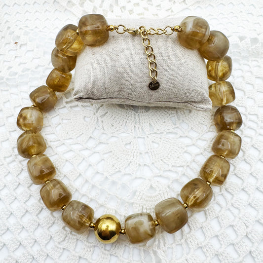 Collier Eva Beige