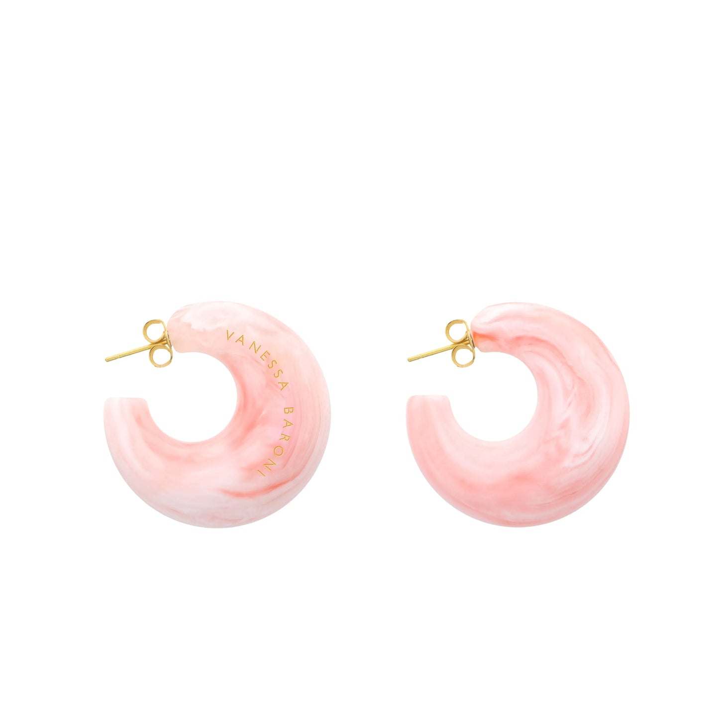 Moon Earring Bubble Gum Twist