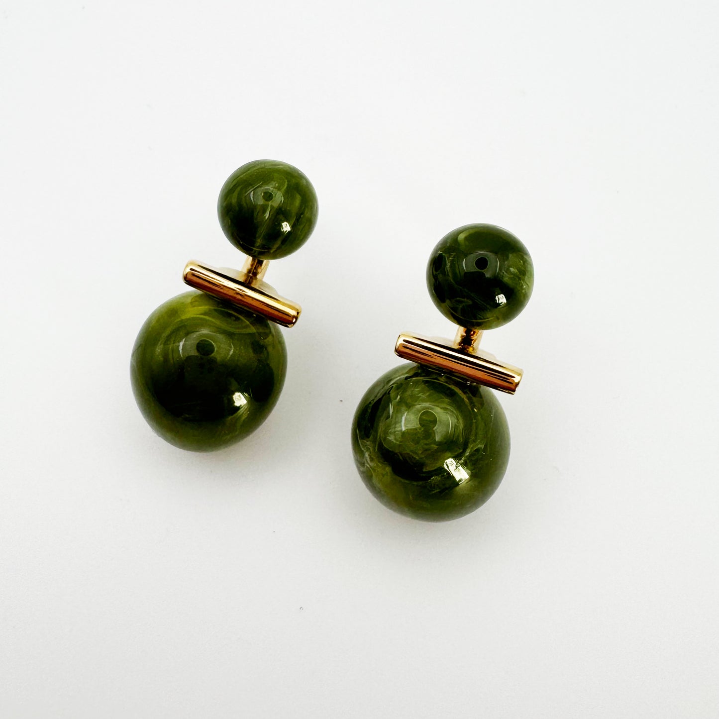 Boucles d'oreilles Vanessa Kaki