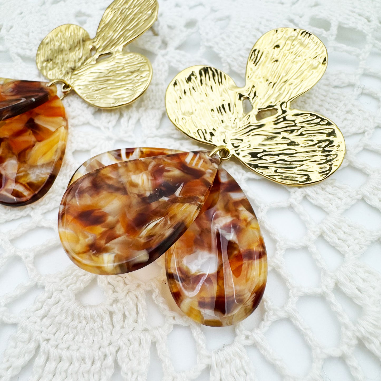 Boucles d'oreilles Eglantine
