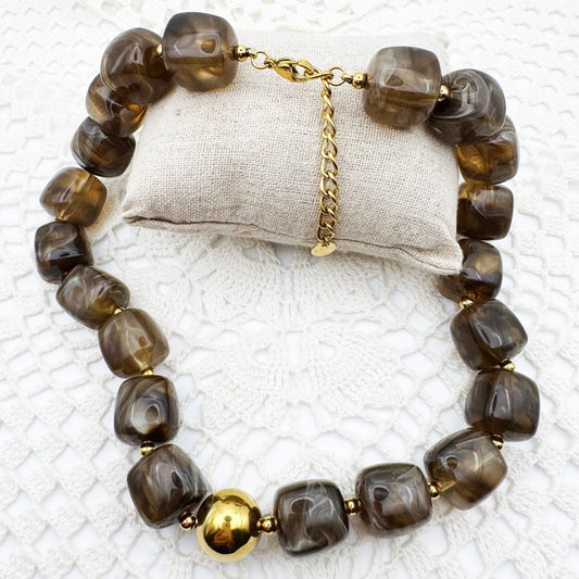 Collier Eva Choco