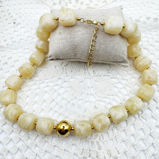Collier Eva Crème
