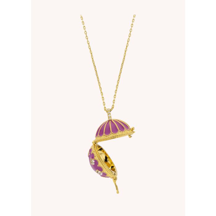 Collier Fushia Protection