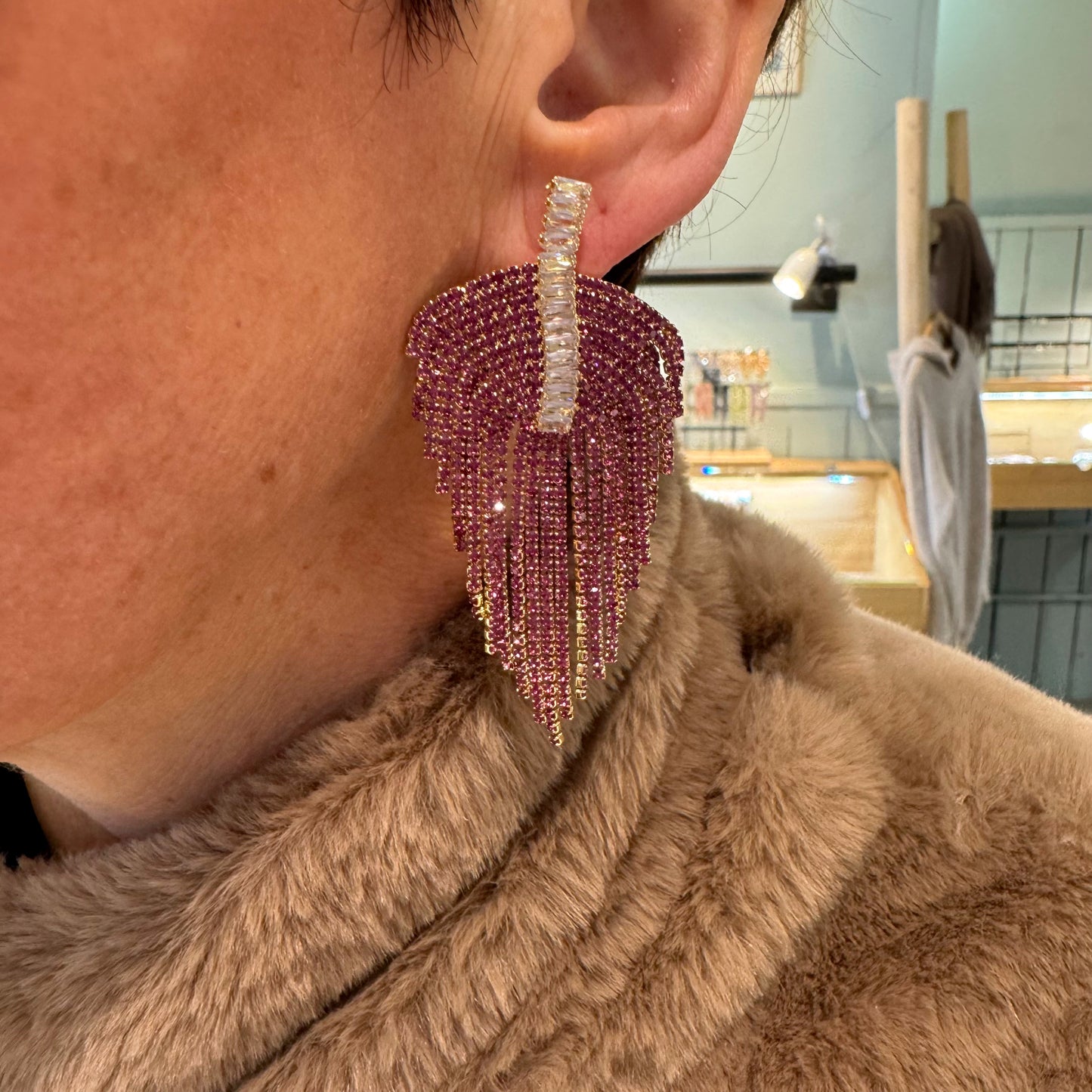 Boucles d'Oreilles Luna Rose