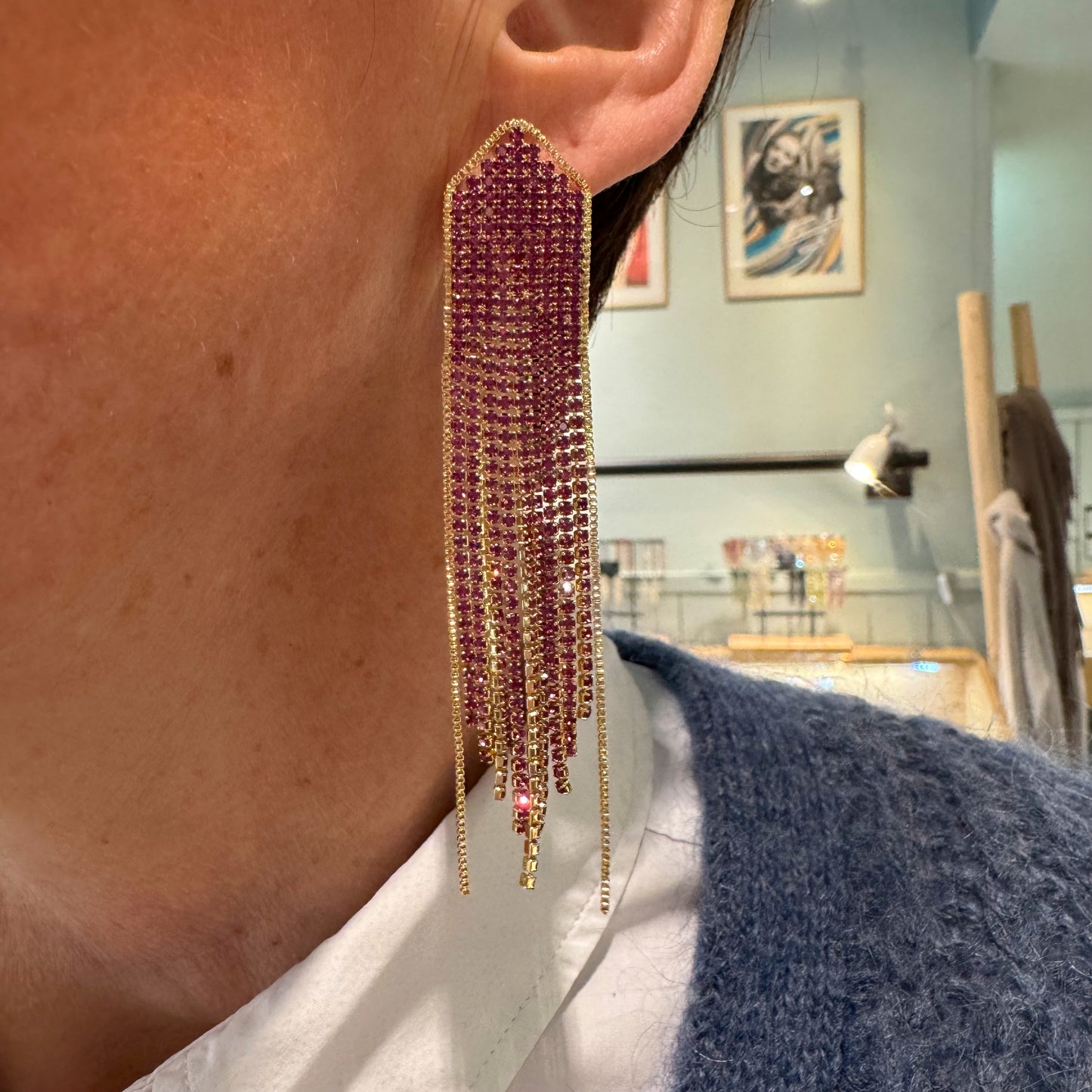Boucles d'Oreilles Mady Rose