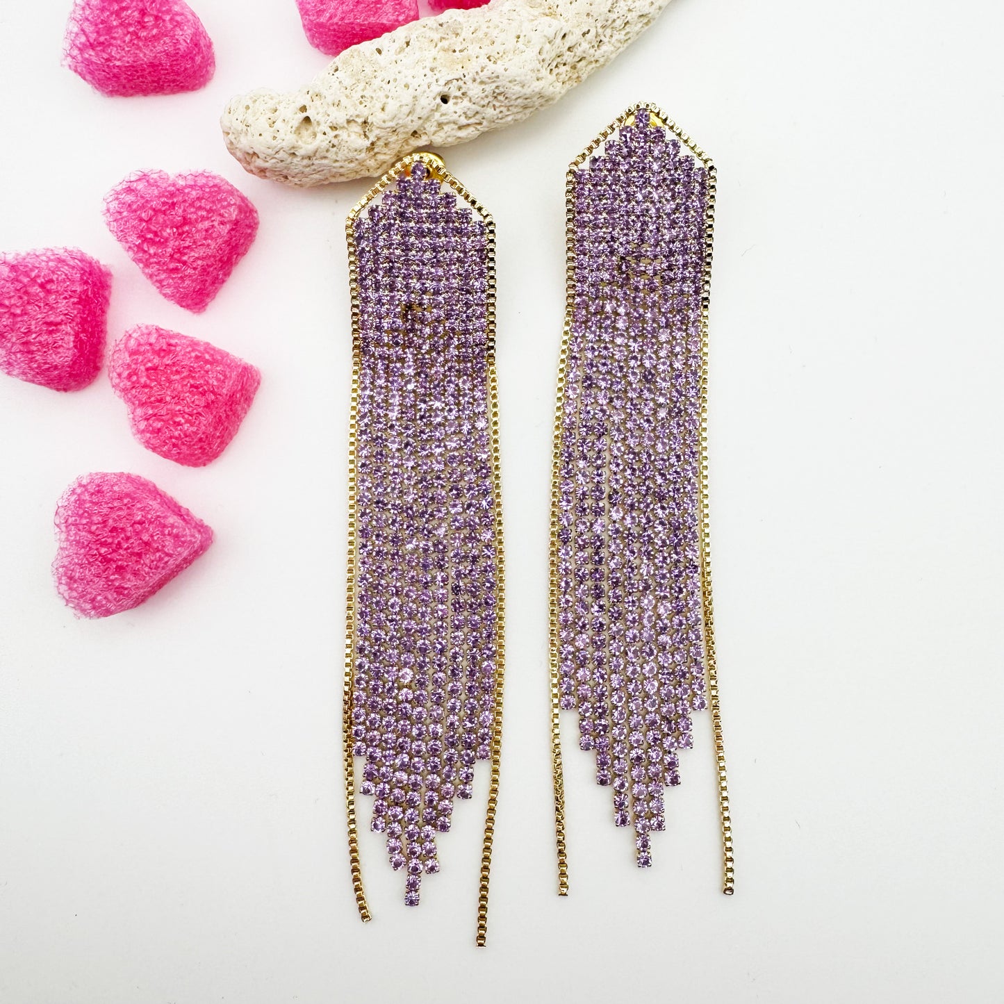 Boucles d'Oreilles Mady Violet