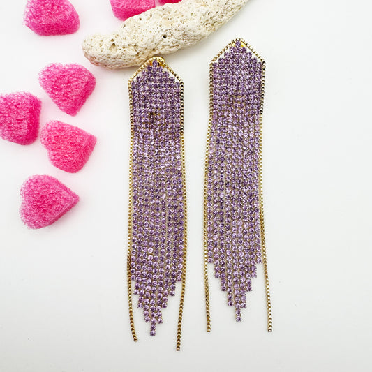 Boucles d'Oreilles Mady Violet