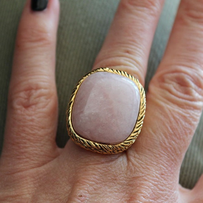 Bague Miki Quartz Rose