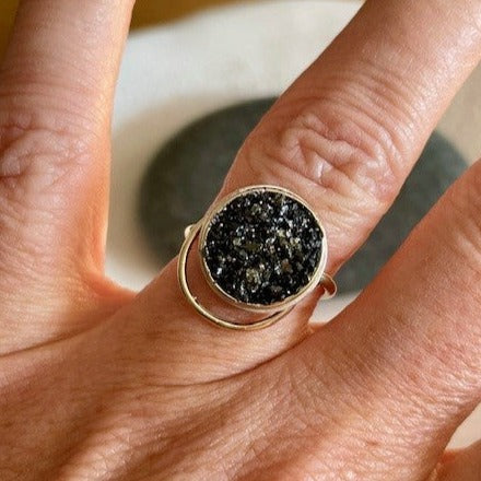 Sublime Bague Articulée Bliss Spinelle Noire
