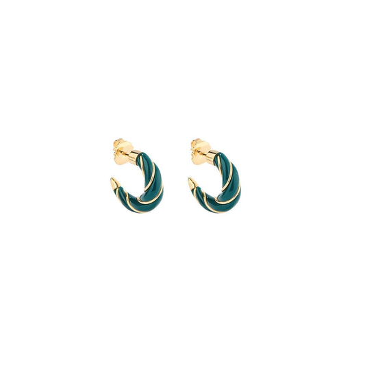 Boucles d’oreilles Diana Vert Emeraude