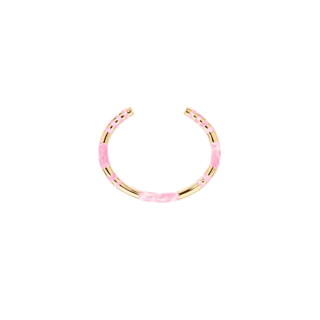 Jonc Positano Tie and Dye Rose Ivoire