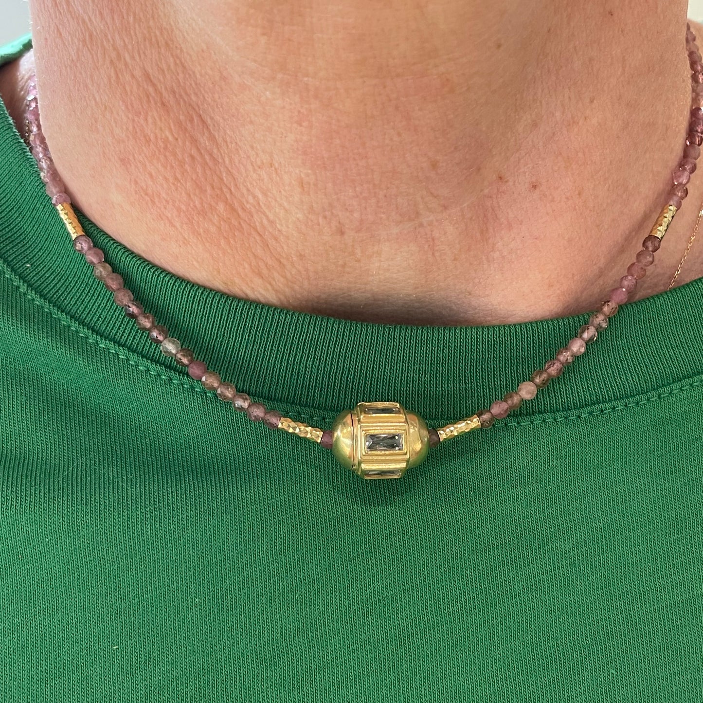 Choker Taly Tourmaline Rose
