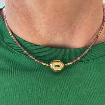 Choker Taly Tourmaline Rose