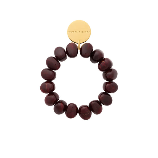 Stone Flex Bracelet Bordeaux Marble