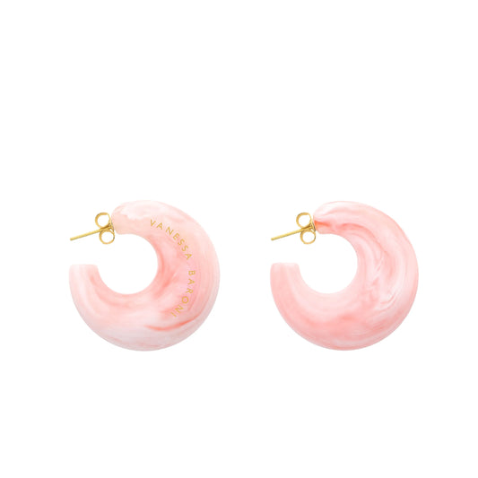 Moon Earring Bubble Gum Twist