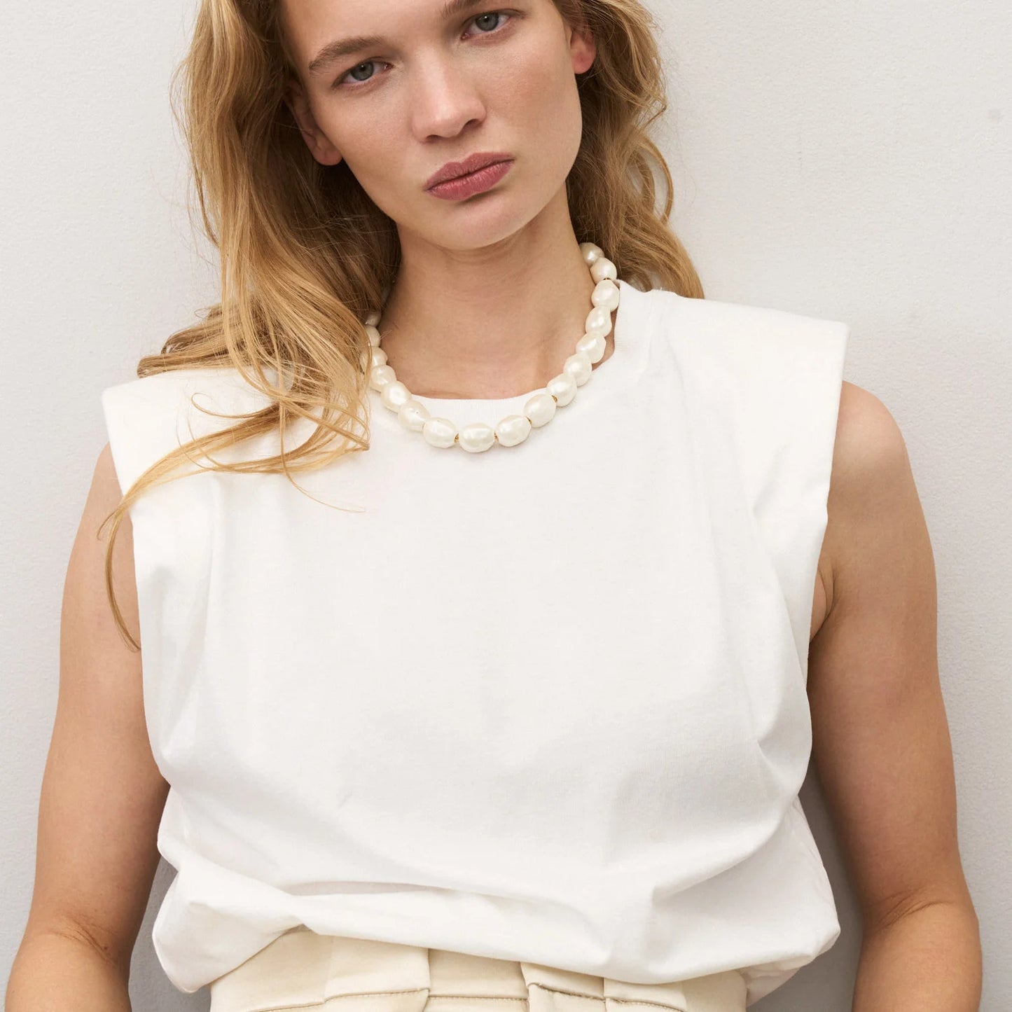 Collier Organic pearl Short Pearl