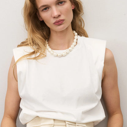 Collier Organic pearl Short Pearl