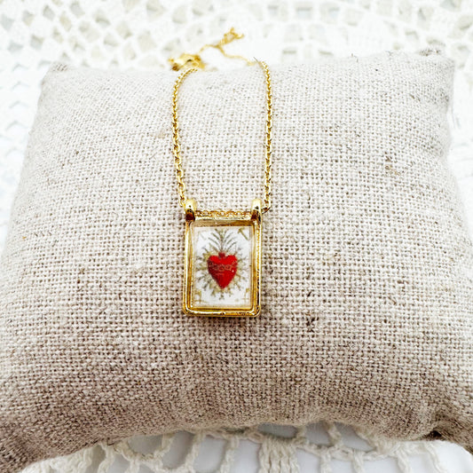 AMULET - Collier scapulaire simple Amor