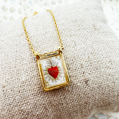 AMULET - Collier scapulaire simple Amor