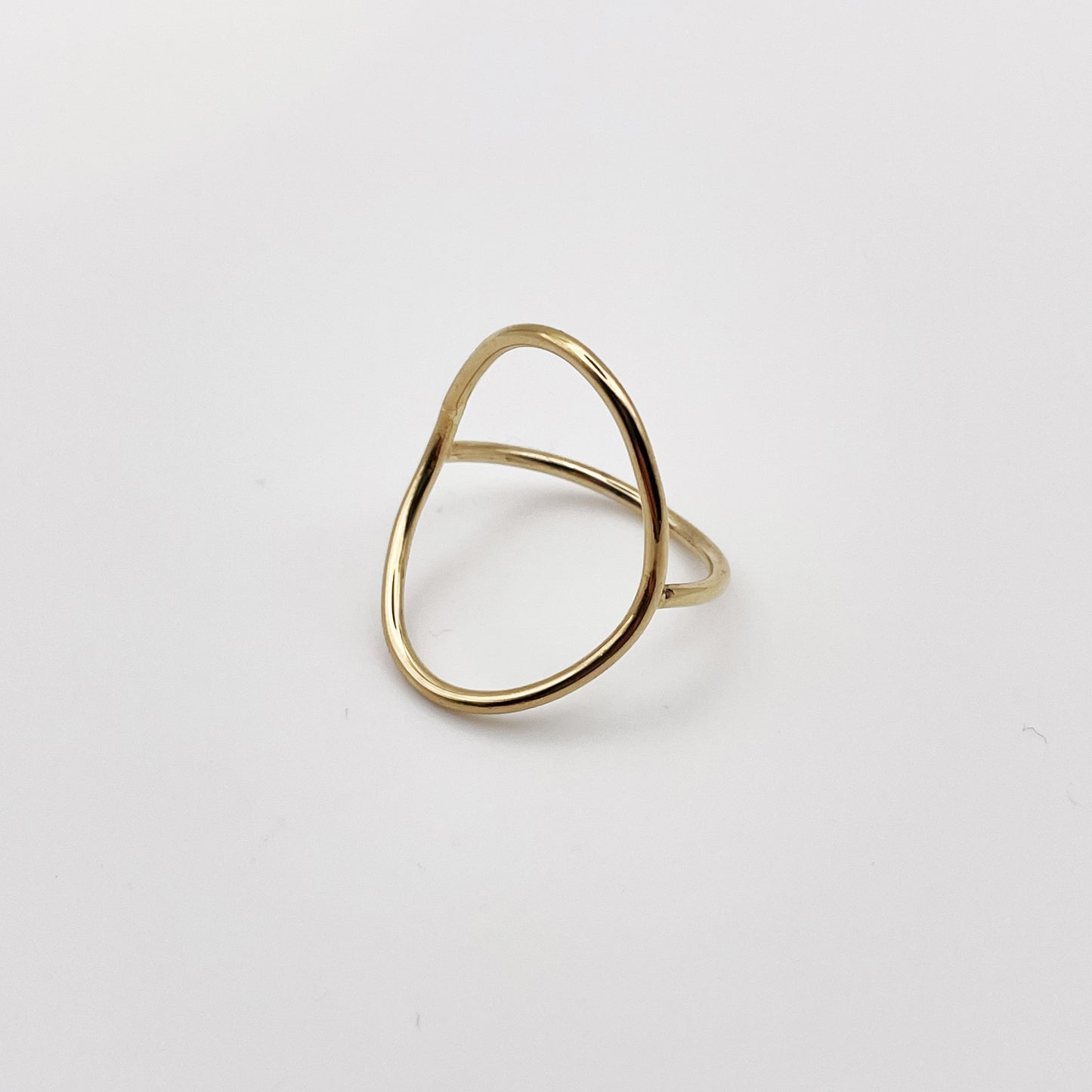 Bague Ovale en Or