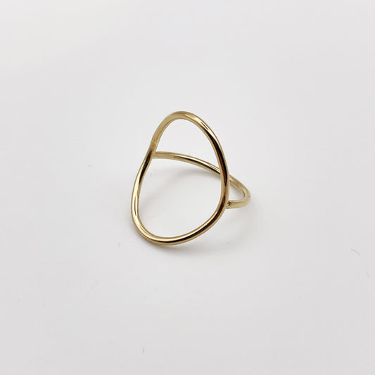 Bague Ovale en Or