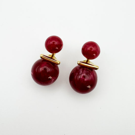 Boucles d'oreilles Vanessa Rouge