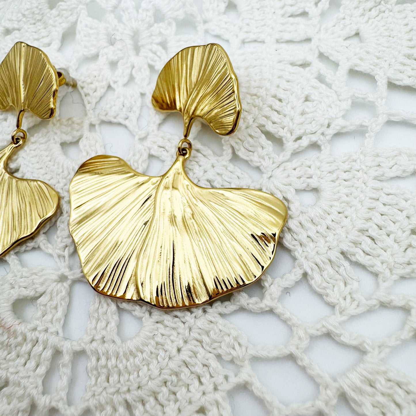 Boucles d'oreilles Ginko