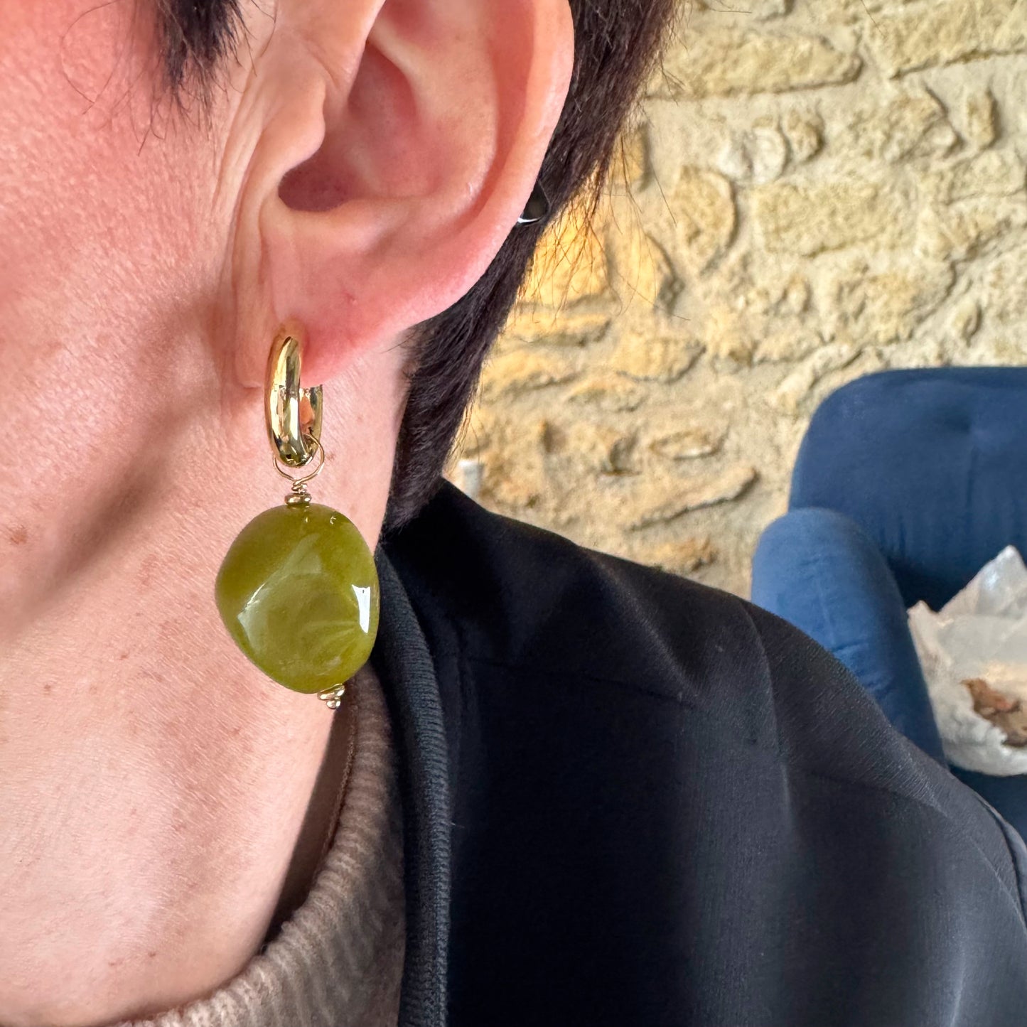 Boucles d'oreilles Elisa Kaki