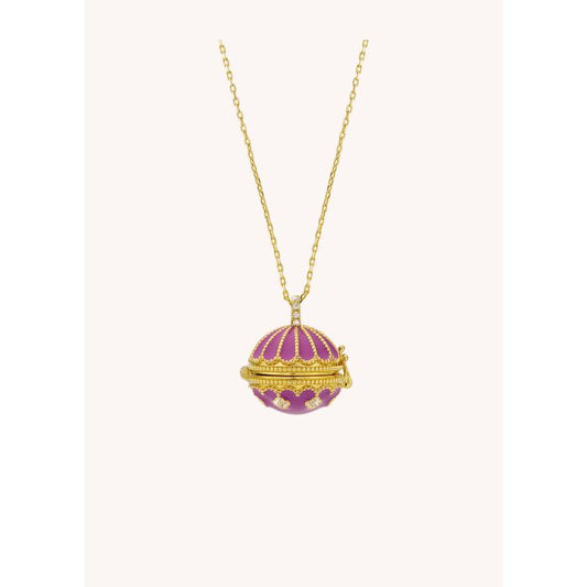 Collier Fushia Protection