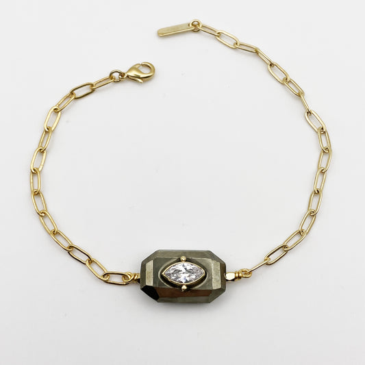 Bracelet Inside Pyrite