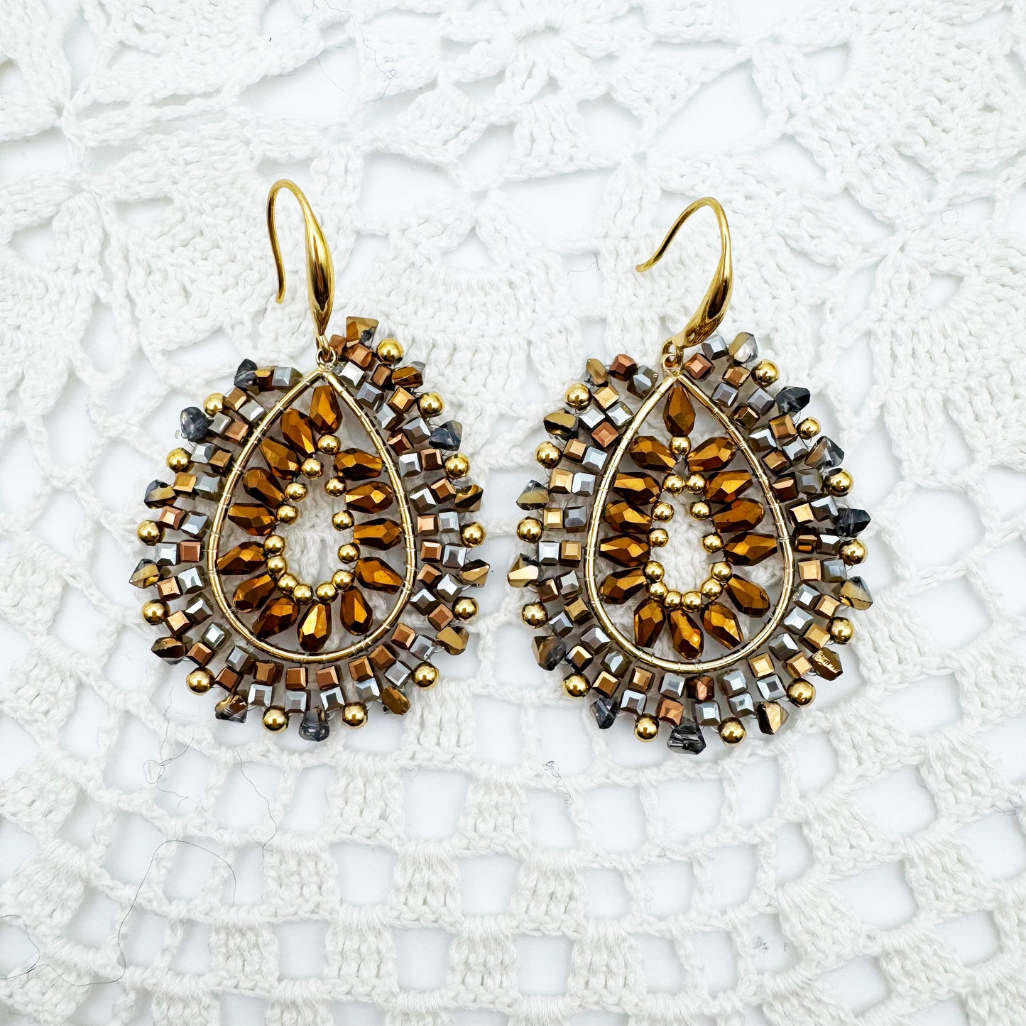 Boucles d'oreilles Chris Bronze