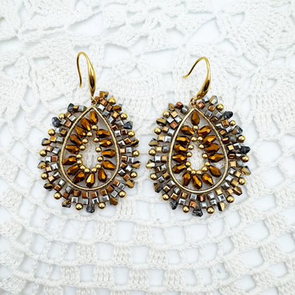 Boucles d'oreilles Chris Bronze