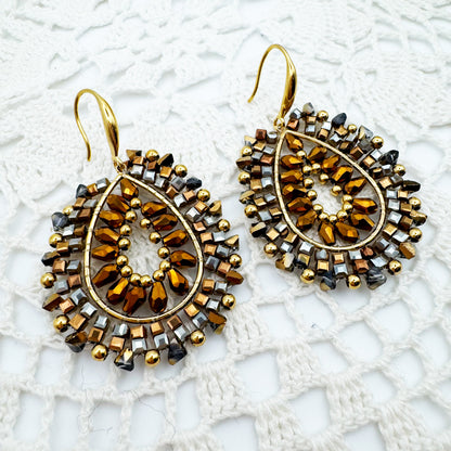 Boucles d'oreilles Chris Bronze