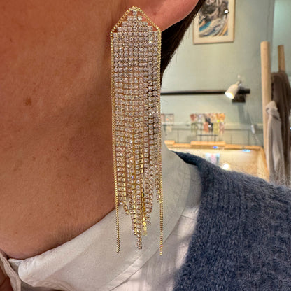Boucles d'Oreilles Mady Doré Argent
