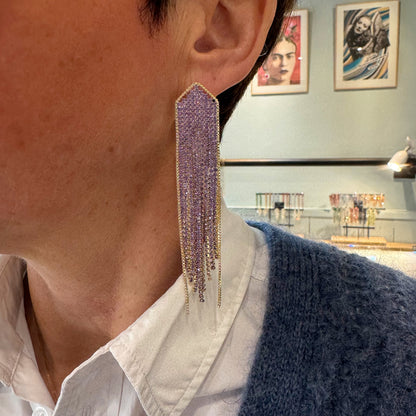 Boucles d'Oreilles Mady Violet