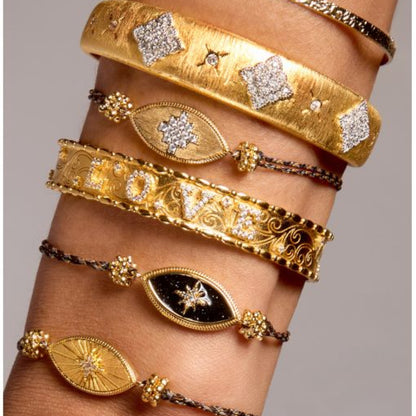 Bracelet  Black Diwali Iris
