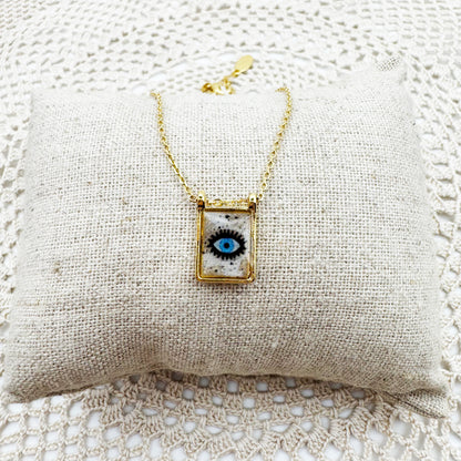 AMULET - Collier scapulaire simple Oeil