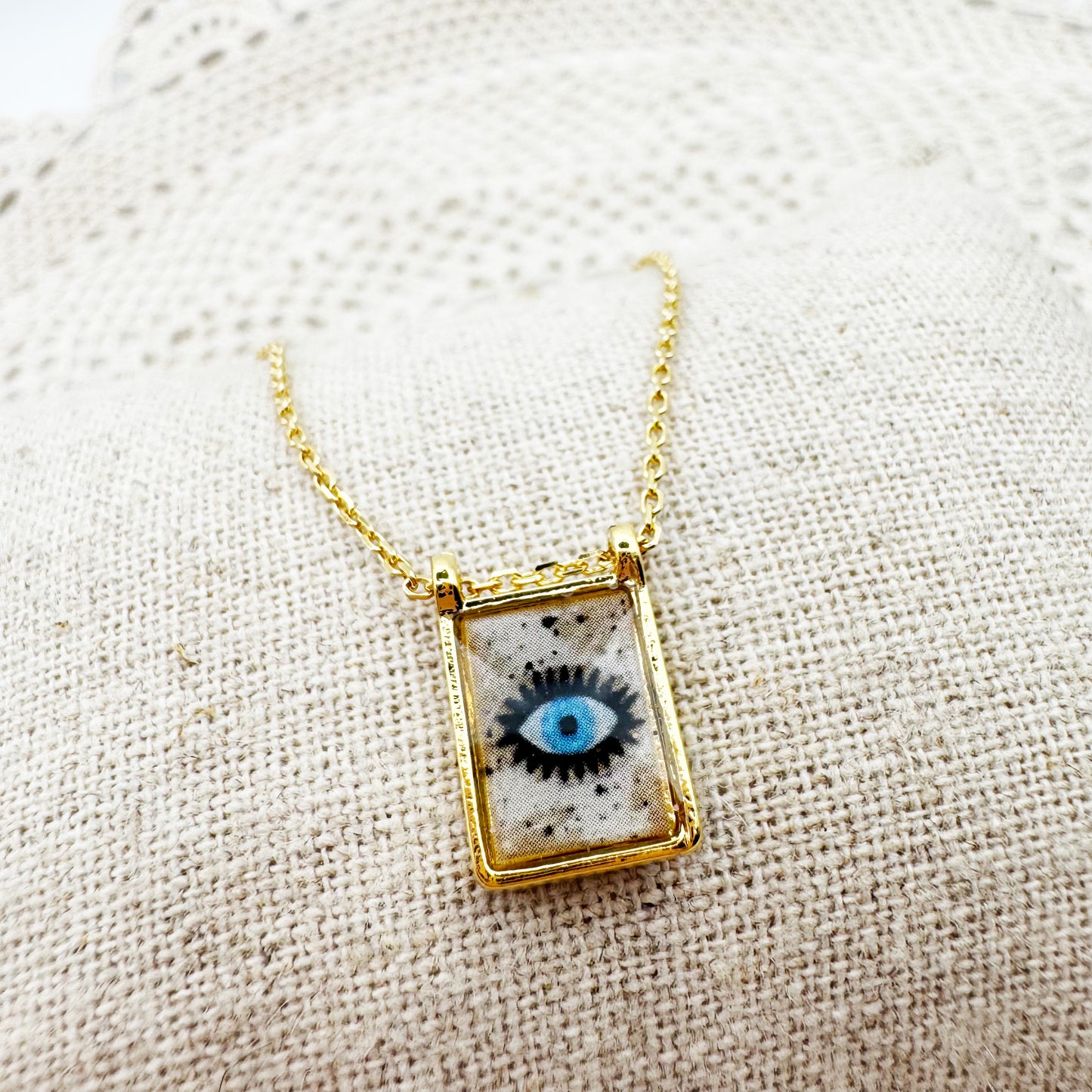 AMULET - Collier scapulaire simple Oeil