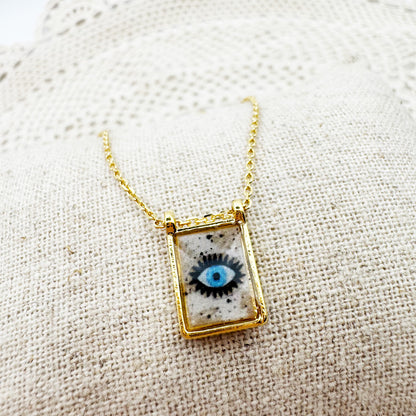 AMULET - Collier scapulaire simple Oeil