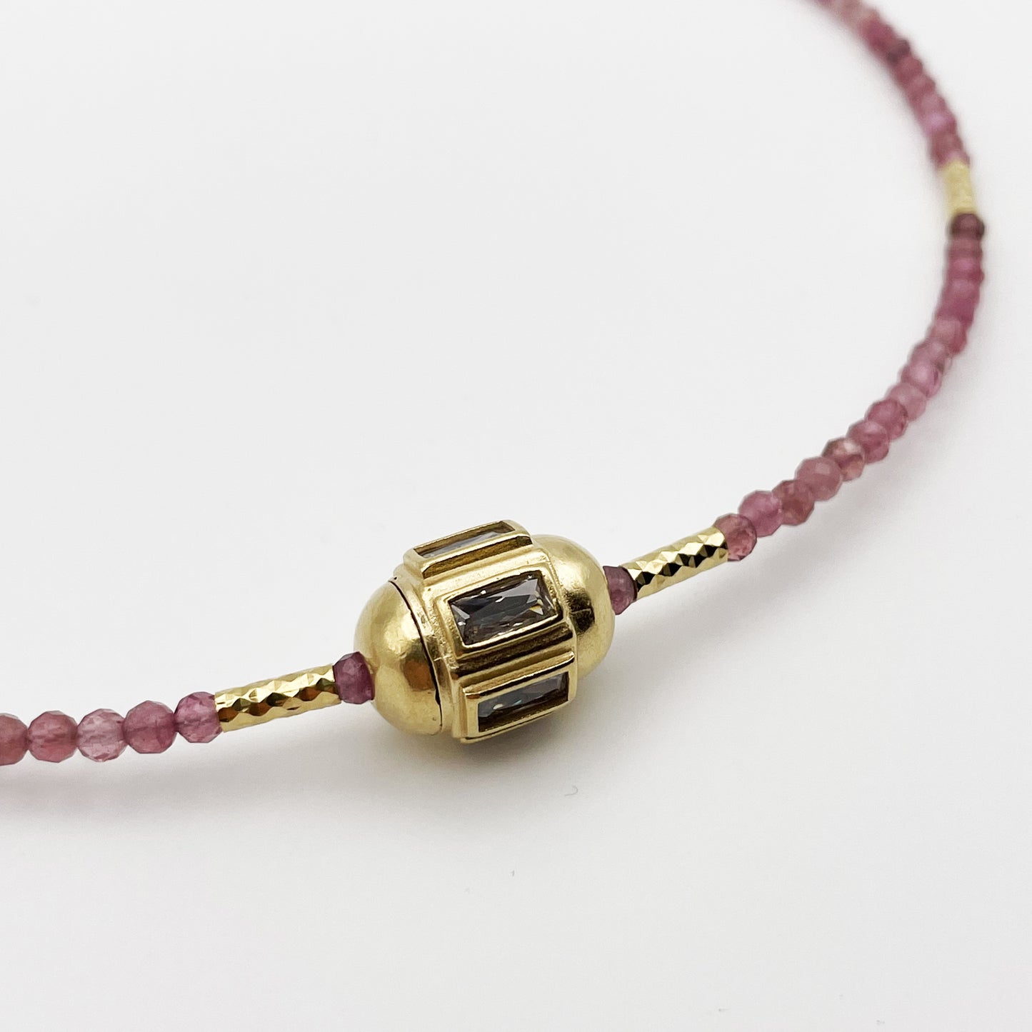 Choker Taly Tourmaline Rose