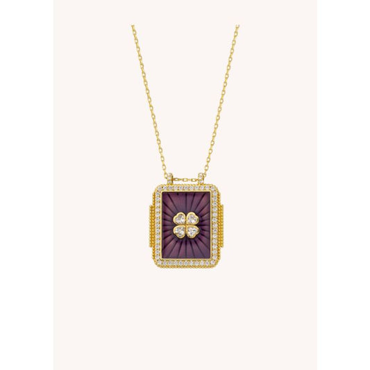 Collier Trèfle Bohème