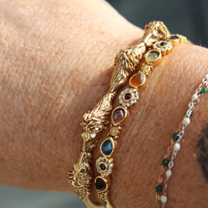 Bracelet Jonc Aya Lion