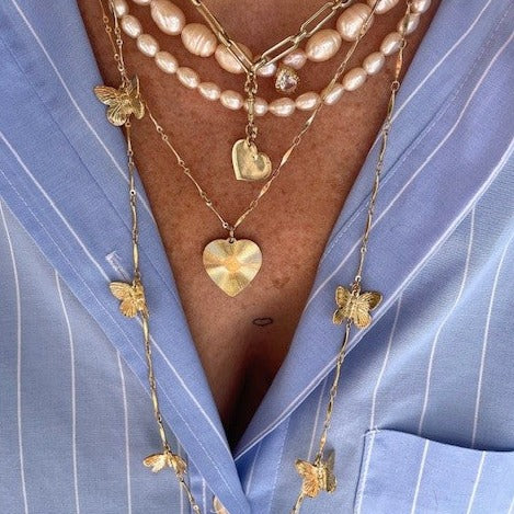 Collier Sautoir Papillon
